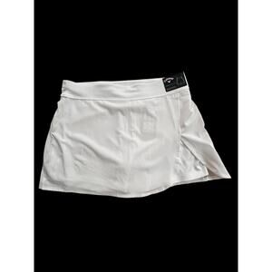 Callaway Women’s Golf Tennis Pickleball TRUESCULPT OPTI-DRI White Skort Size L